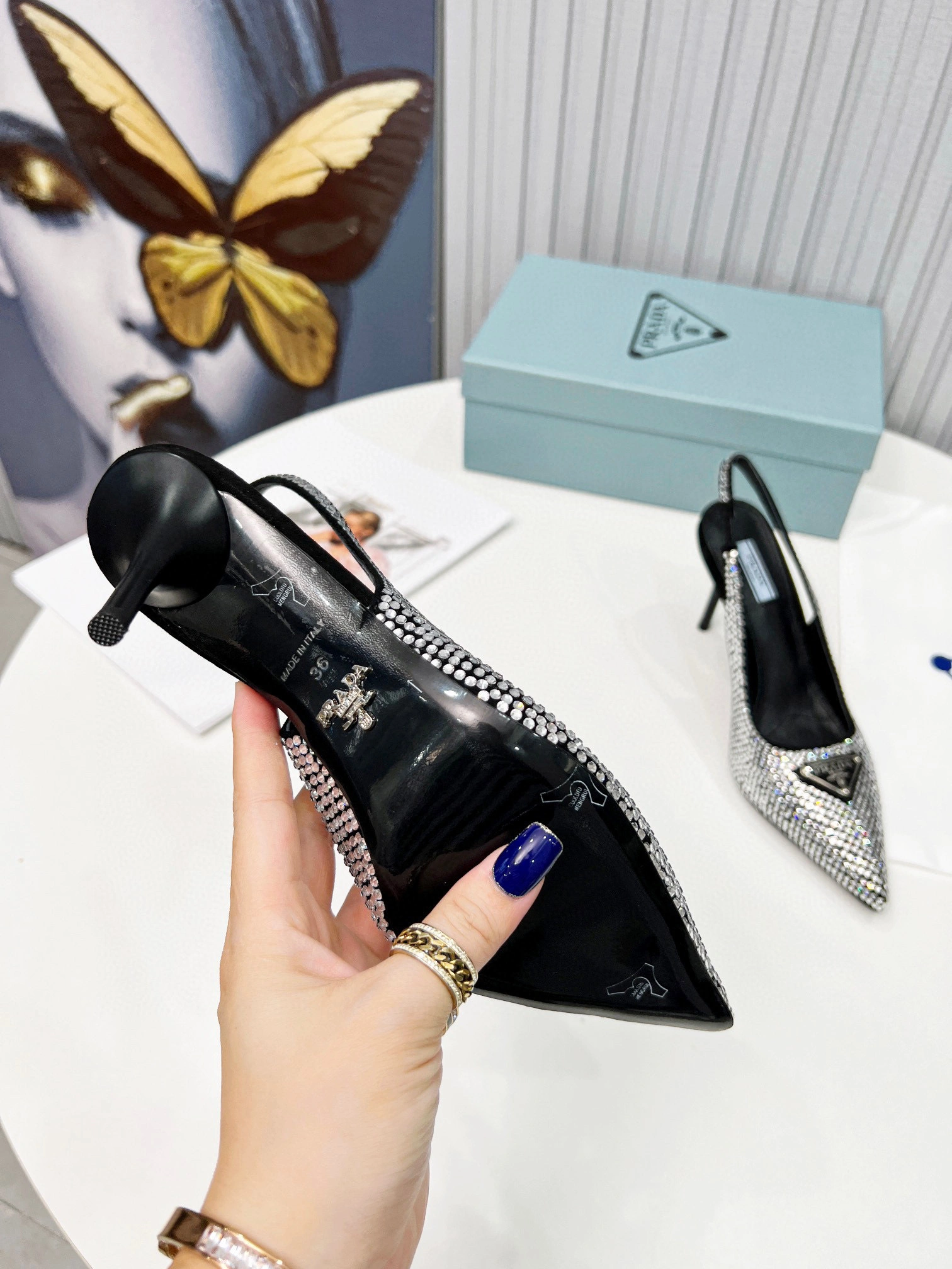 coco- heel height 8.5cm， Sheepskin item:B-X198J1936